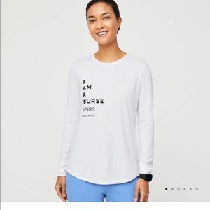 Figs long sleeve I Am A Nurse Shirt